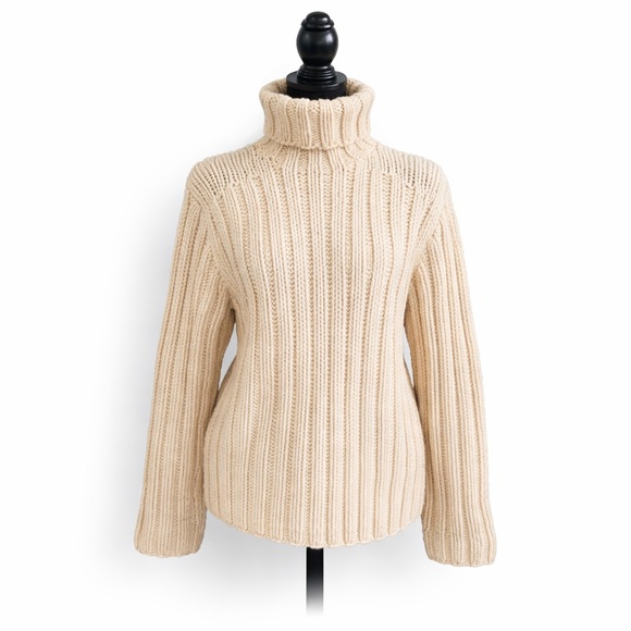 Ralph Lauren Cream Cowl Neck Sweater
